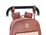 Safta Mochila de Accesorios para Bebé Marsala Rosa Caldera