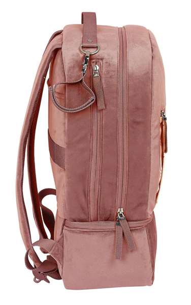 Mochila Accesorios Bebé Safta Marsala Rosa (30 x 43 x 15 cm)