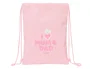 Safta Saco Plano Junior Love Rosa
