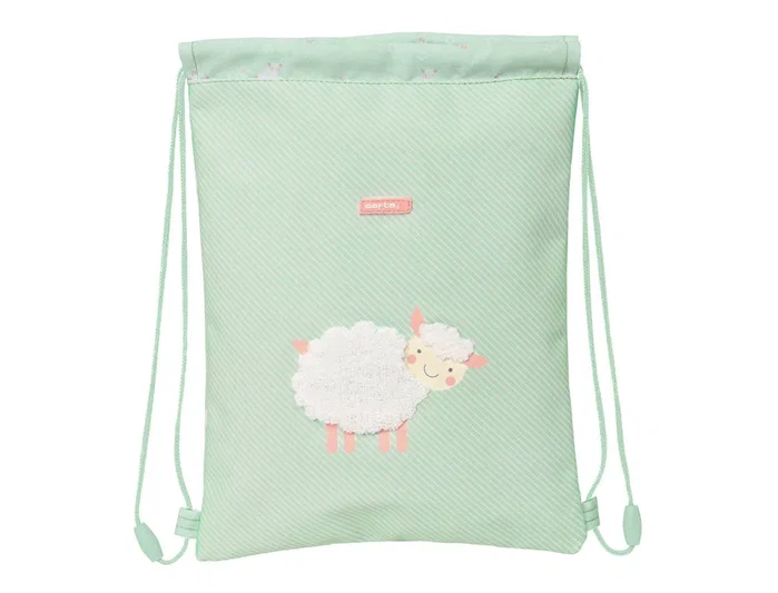 Safta Saco Plano Junior Ovejita Verde Safta Saco Plano Junior Ovejita Verde