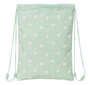 Bolsa Mochila con Cuerdas Safta Ovejita Verde (26 x 34 x 1 cm)