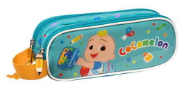 Portatodo Doble CoComelon Back to class Azul claro (21 x 8 x 6 cm)