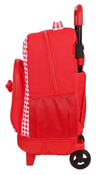 Mochila Escolar con Ruedas Hello Kitty Spring Rojo 33 X 45 X 22 cm