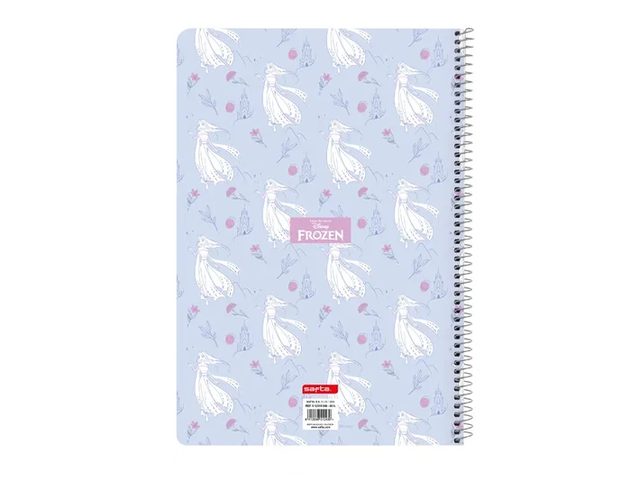 Safta Libreta de Espiral Frozen Folio 80 Hojas Cuadriculadas Safta Libreta de Espiral Frozen Folio 80 Hojas Cuadriculadas