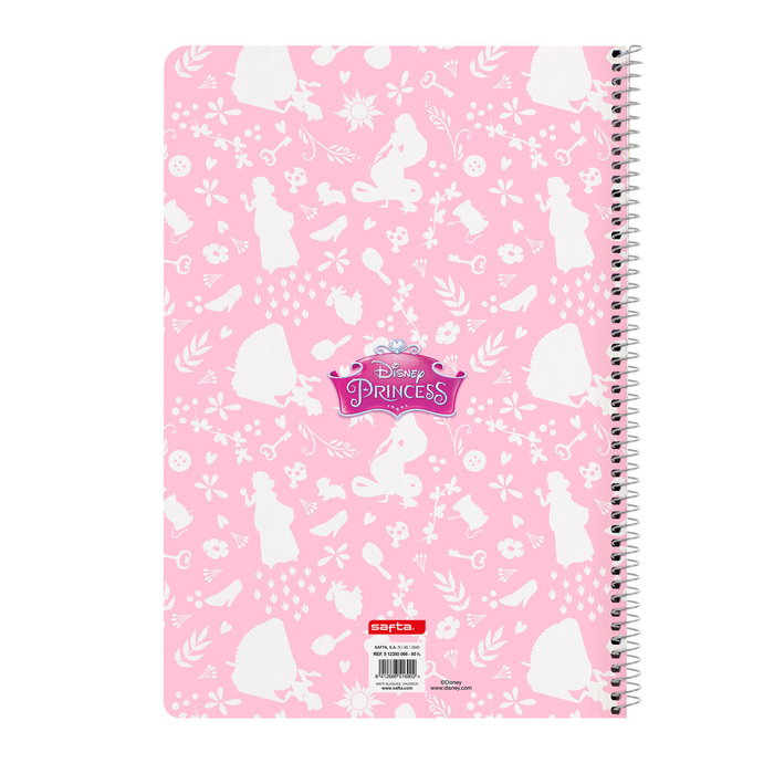 Safta Libreta Espiral Princesas Disney Magical 80 Hojas Folio