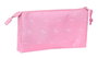 Portatodo Triple Barbie Girl Rosa 22 x 12 x 3 cm