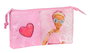 Portatodo Triple Barbie Girl Rosa 22 x 12 x 3 cm