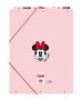 Safta Carpeta Folio 3 Solapas Minnie Mouse "Me Time" para Niños +3 Años 26x33,5x2,5 cm 300D Poliéster - Modelos Surtidos