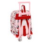 Mochila Escolar con Ruedas Minnie Mouse Me time Rosa 22 x 27 x 10 cm