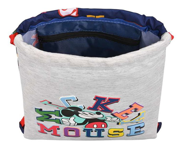 Bolsa Mochila con Cuerdas Mickey Mouse Clubhouse Only one Azul marino 26 x 34 x 1 cm