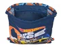 Safta Saco Plano Junior Hot Wheels Speed Club Azul Marina y Naranja