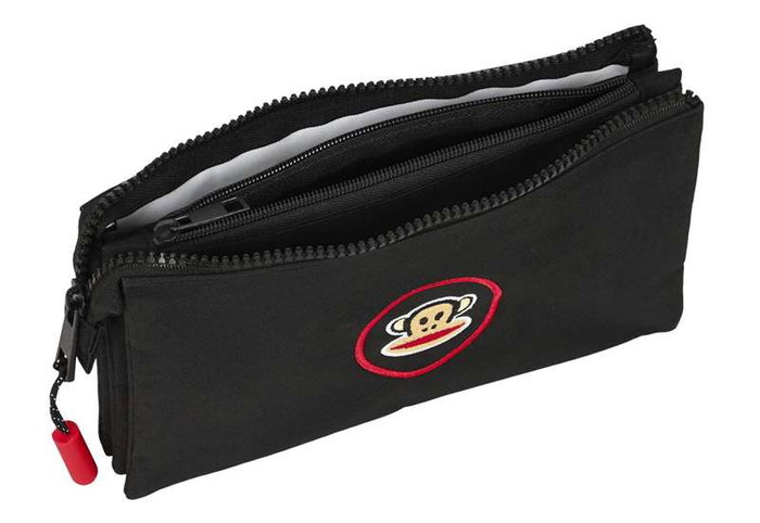 Portatodo Triple Paul Frank Campers Negro (22 x 12 x 3 cm) Portatodo Triple Paul Frank Campers Negro (22 x 12 x 3 cm)