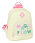 Safta Mini Mochila Glowlab Magic Flow Beige
