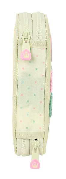 Estuche Escolar con Accesorios Glow Lab Magic flow Beige 12.5 x 19.5 x 4 cm (28 piezas)