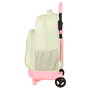 Mochila Escolar con Ruedas Glow Lab Magic flow Beige 33 X 45 X 22 cm