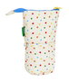 Estuche Escolar con Accesorios Benetton Topitos Blanco (8 x 19 x 6 cm) (32 Piezas)