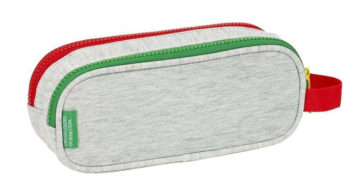 Portatodo Doble Benetton Pop Gris (21 x 8 x 6 cm)