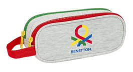 Portatodo Doble Benetton Pop Gris (21 x 8 x 6 cm)