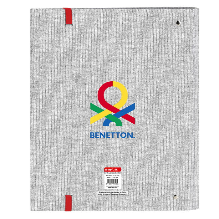 Safta Carpeta de Anillas BENETTON POP con Recambio de 100 Hojas A4 Safta Carpeta de Anillas BENETTON POP con Recambio de 100 Hojas A4