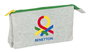 Portatodo Triple Benetton Pop Gris (22 x 12 x 3 cm)