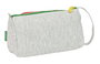 Estuche Escolar con Accesorios Benetton Pop Gris 20 x 11 x 8.5 cm (32 Piezas)