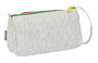 Estuche Escolar Benetton Pop Gris 20 x 11 x 8.5 cm