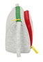 Estuche Escolar Benetton Pop Gris 20 x 11 x 8.5 cm