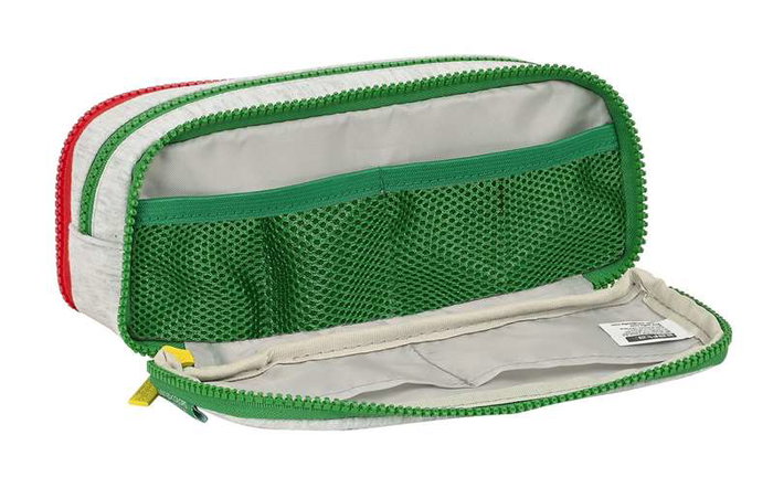 Portatodo Triple Benetton Pop Gris (21 x 8 x 8 cm)