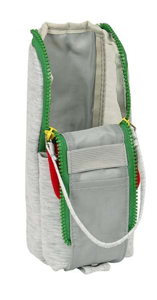 Estuche Escolar Benetton Pop Gris (6 x 21 x 6 cm)
