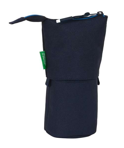 Estuche Cubilete Benetton Sixties Azul marino (8 x 19 x 6 cm)