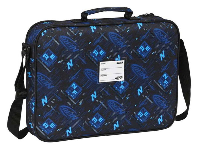 Cartera Escolar Nerf Boost Negro (38 x 28 x 6 cm)