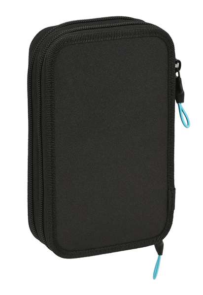 Estuche Escolar con Accesorios El Niño Green bali Negro 12.5 x 19.5 x 4 cm (28 piezas)