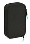 Estuche Escolar con Accesorios El Niño Green bali Negro 12.5 x 19.5 x 4 cm (28 piezas)