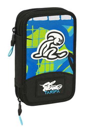 Estuche Escolar con Accesorios El Niño Green bali Negro 12.5 x 19.5 x 4 cm (28 piezas)