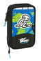 Estuche Escolar con Accesorios El Niño Green bali Negro 12.5 x 19.5 x 4 cm (28 piezas)