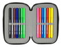 Estuche Escolar con Accesorios El Niño Green bali Negro 12.5 x 19.5 x 4 cm (28 piezas)
