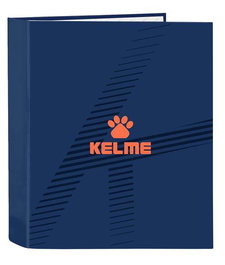 Carpeta de anillas Kelme Navy blue Naranja Azul marino A4 (27 x 33 x 6 cm)
