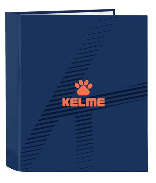 Carpeta de anillas Kelme Navy blue Naranja Azul marino A4 (27 x 33 x 6 cm) Carpeta de anillas Kelme Navy blue Naranja Azul marino A4 (27 x 33 x 6 cm)