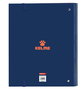 Carpeta de anillas Kelme Navy blue Naranja Azul marino (27 x 32 x 3.5 cm)