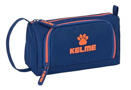 Estuche Escolar Kelme Navy blue Naranja Azul marino 20 x 11 x 8.5 cm