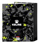 Carpeta de anillas Kelme Jungle Negro Gris Lima A4 (27 x 33 x 6 cm)