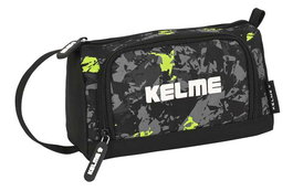 Estuche Escolar Kelme Jungle Negro Gris Lima 20 x 11 x 8.5 cm