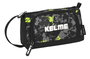 Estuche Escolar Kelme Jungle Negro Gris Lima 20 x 11 x 8.5 cm