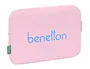 Safta Funda para Portátil 11,6'' Benetton Pink Rosa Claro