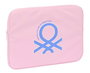 Funda para Portátil Benetton Pink Rosa (34 x 25 x 2 cm)