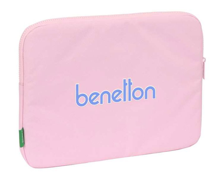 Funda para Portátil Benetton Pink Rosa (34 x 25 x 2 cm)