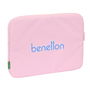 Funda para Portátil Benetton Pink Rosa (34 x 25 x 2 cm)
