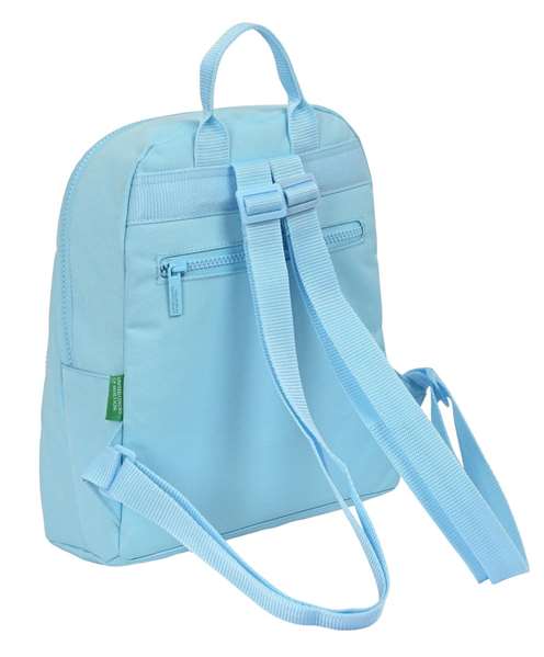 Mochila Casual Benetton Sequins Azul claro 13 L