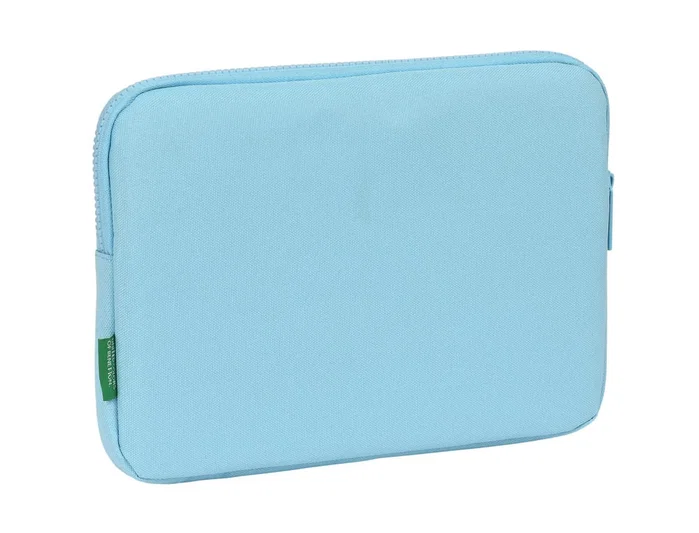 Safta Funda para Portátil 11,6'' Benetton Sequins Azul Claro