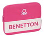 Funda para Portátil Benetton Raspberry Fucsia (31 x 23 x 2 cm)